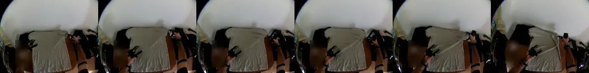 Six frames from head camera 1, the second camera of the stereo pair, at the same moments